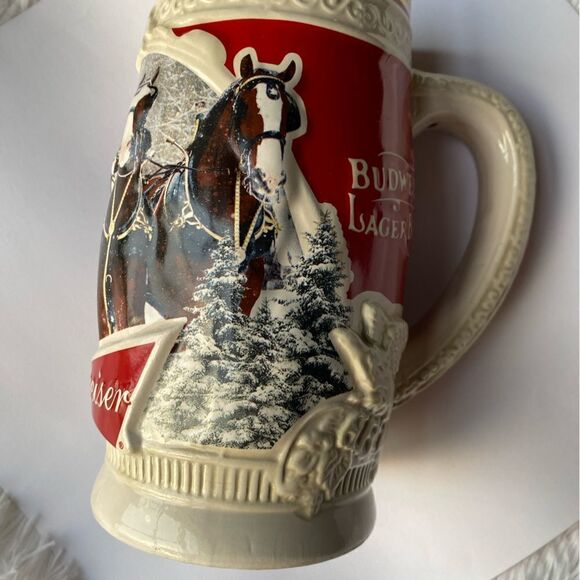 Budweiser 2015 35th Anniversary Edition Beer Stein First Snow of the Season - Picture 3 of 12